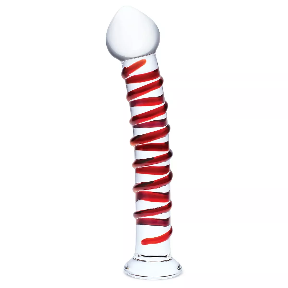 10 Inch mr. swirly glass dildo